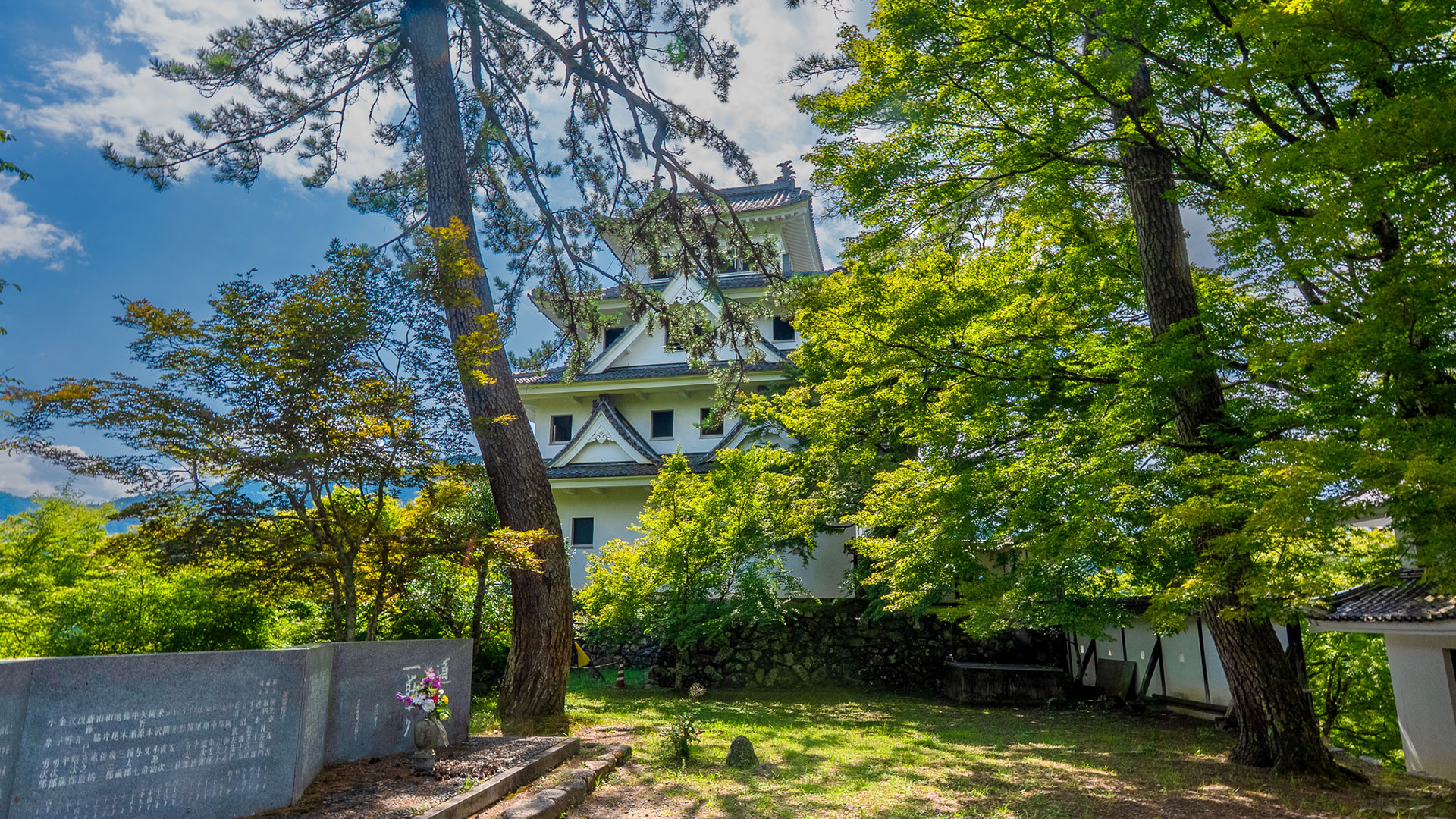 夏の郡上八幡城7