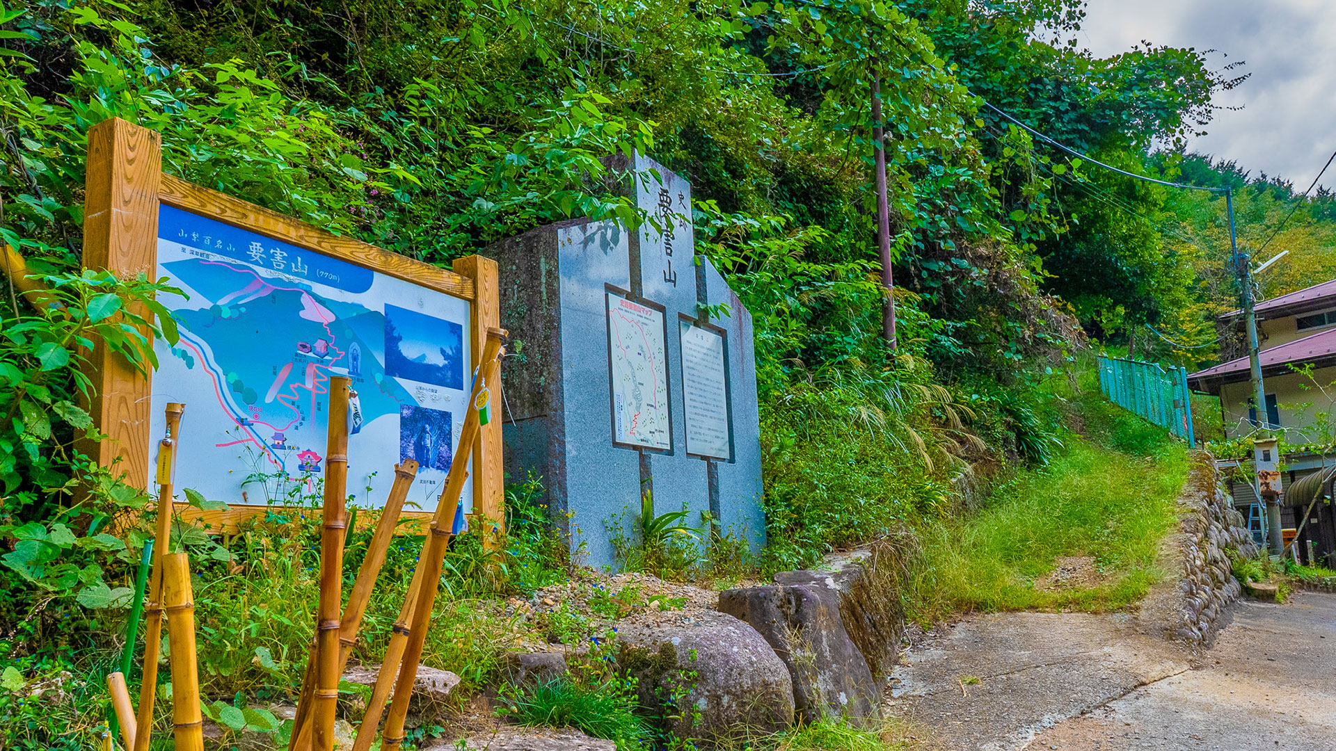 夏の要害山城跡3