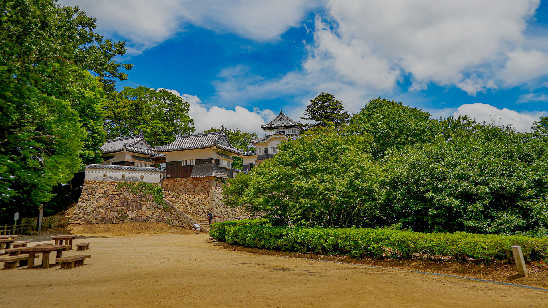 夏の備中松山城3