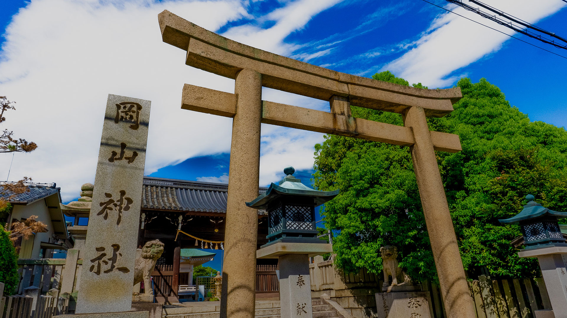 夏の岡山神社2