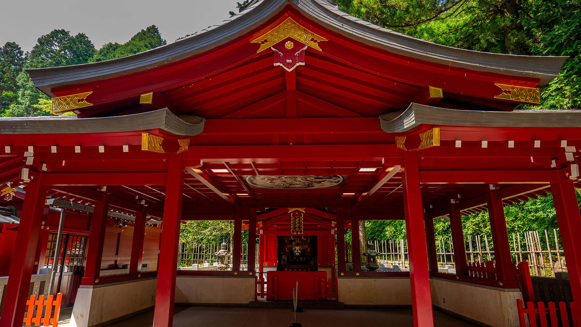 夏の箱根神社7