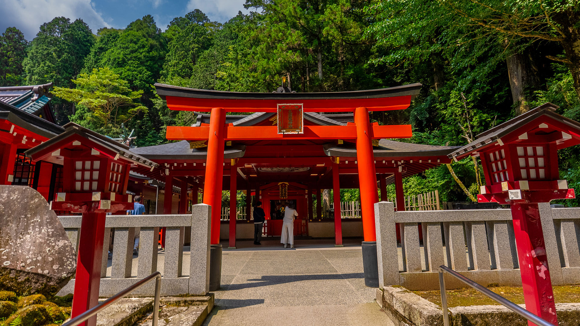 夏の箱根神社8