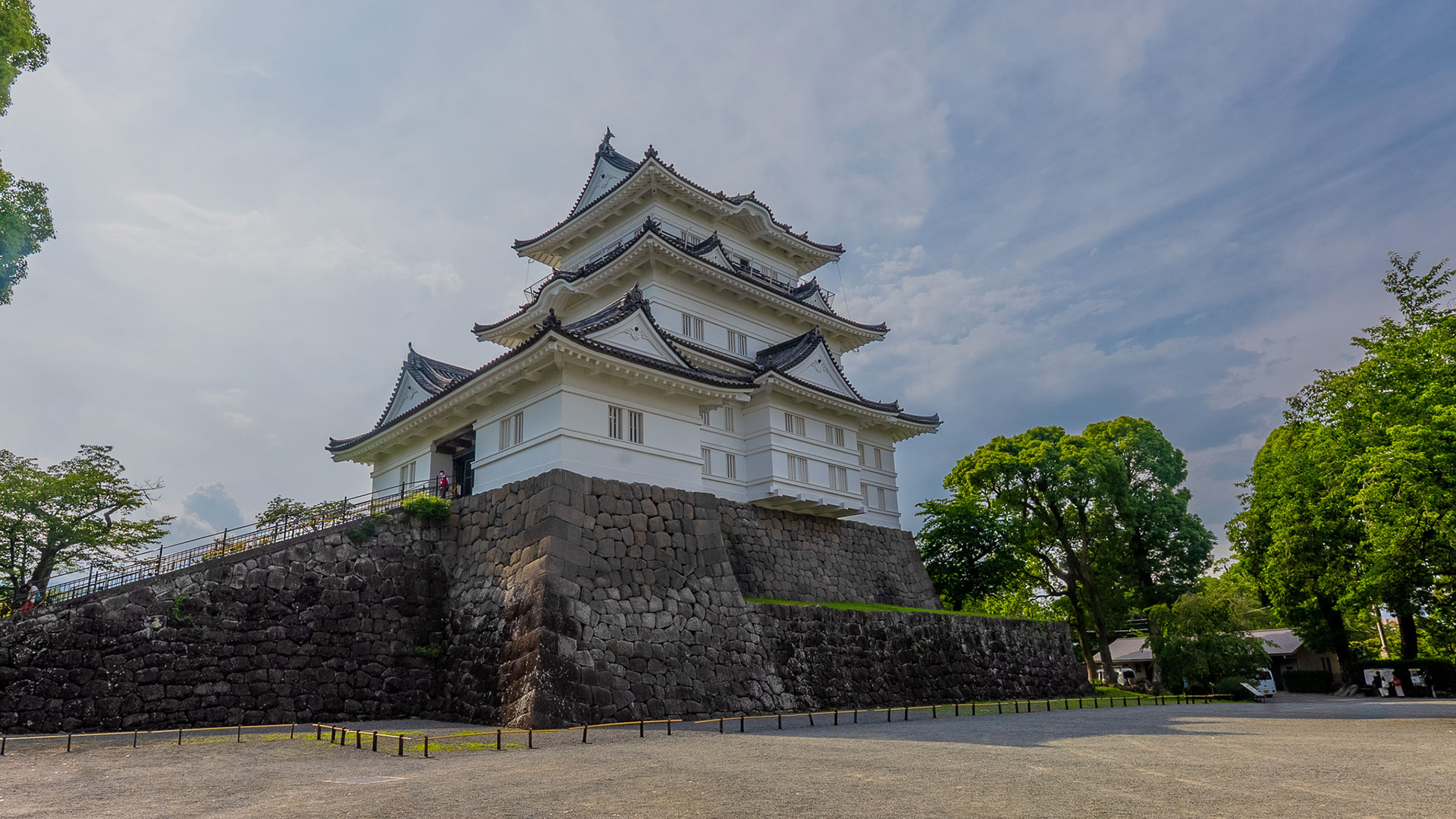夏の小田原城1