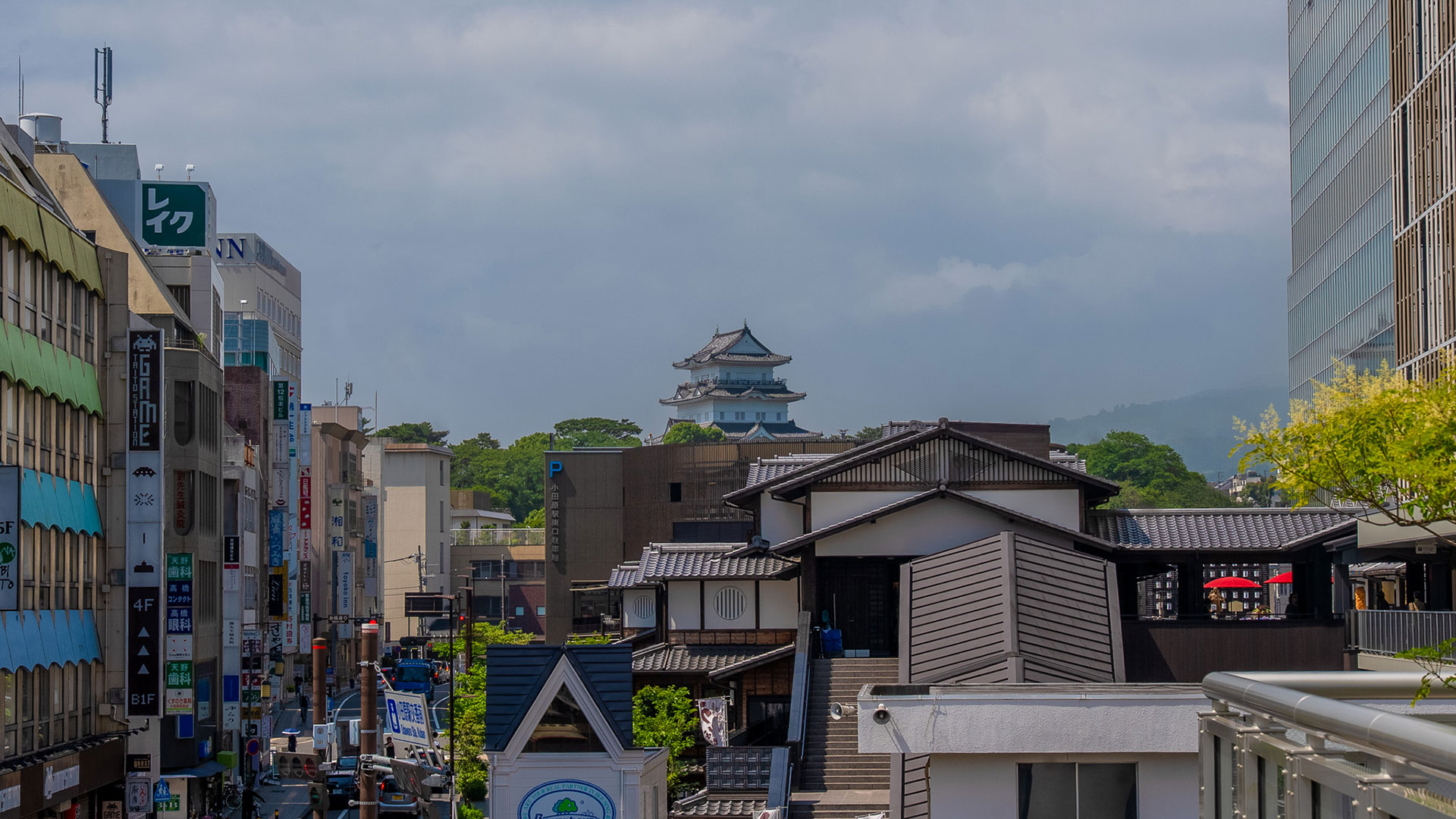 夏の小田原城2