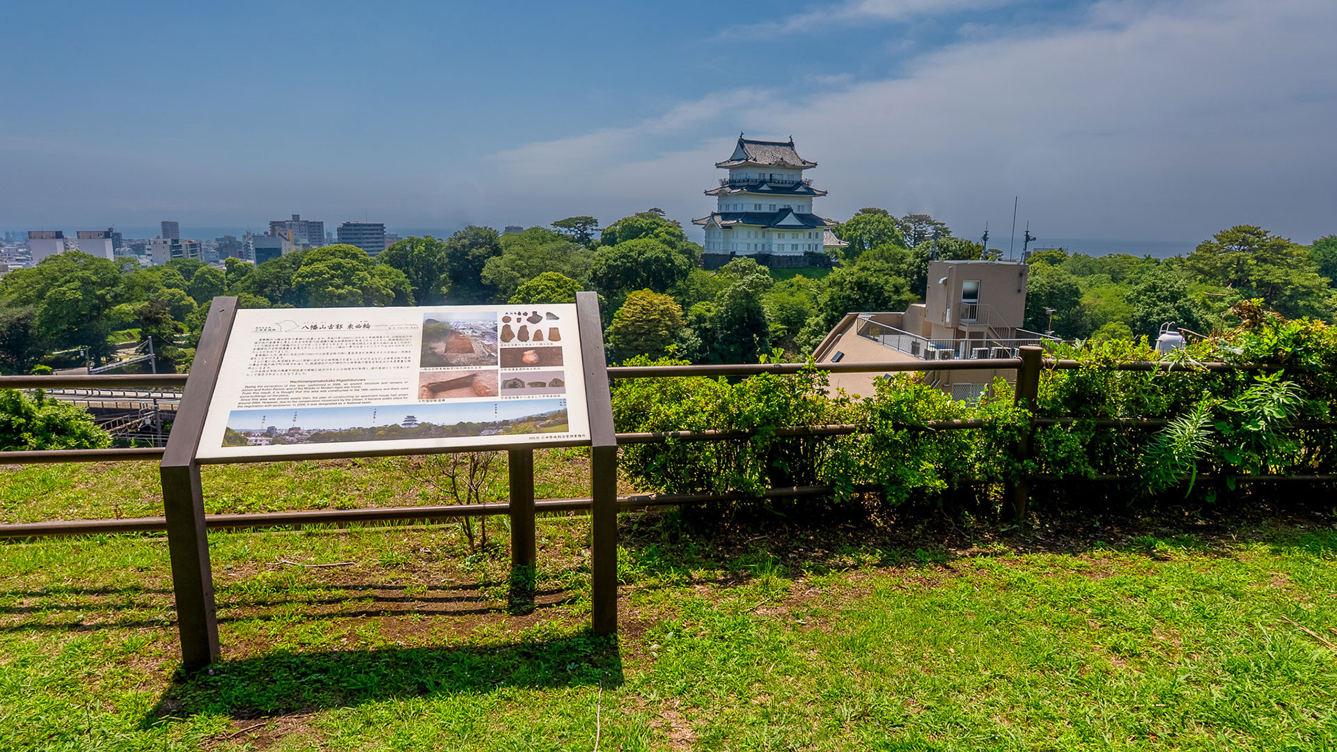 夏の小田原城3