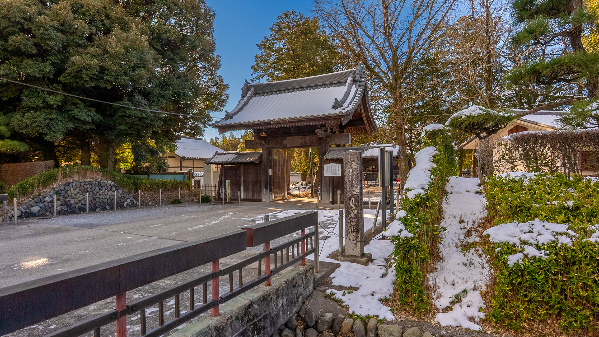 冬の足利氏館10