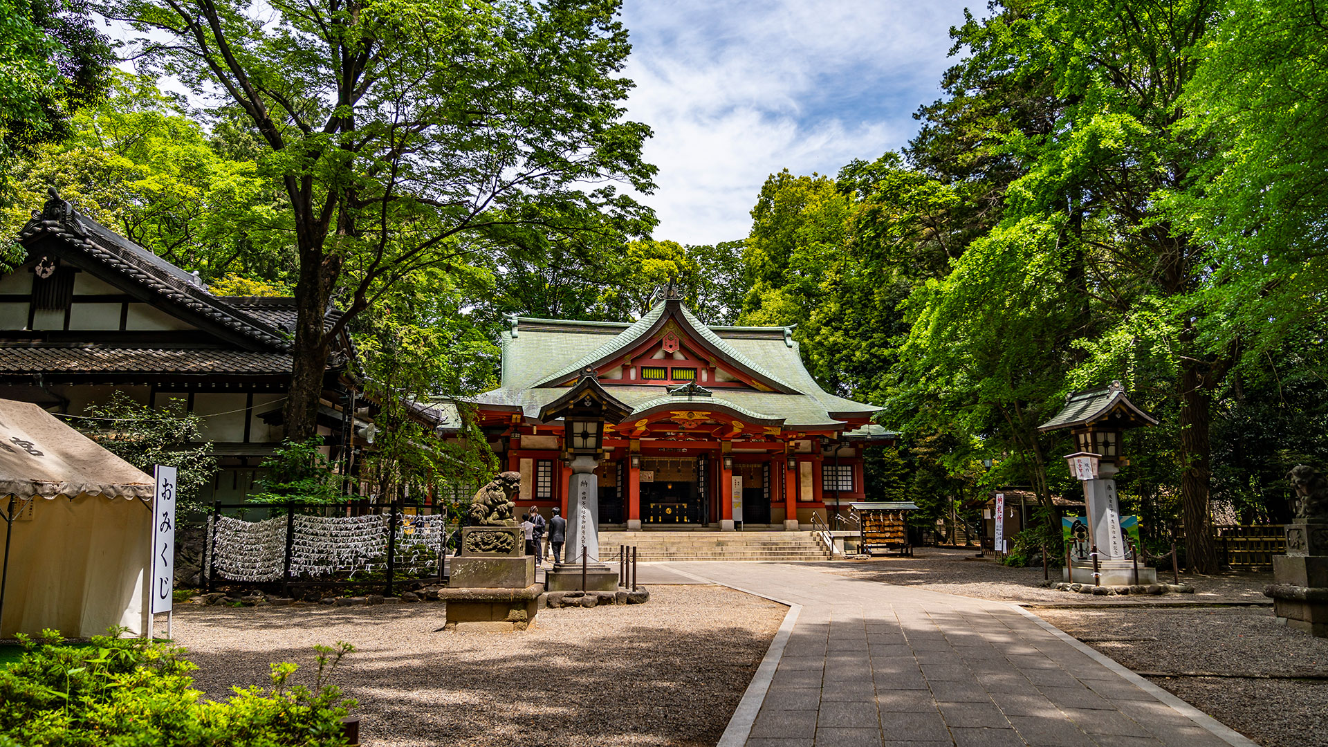 春の世田谷八幡宮2