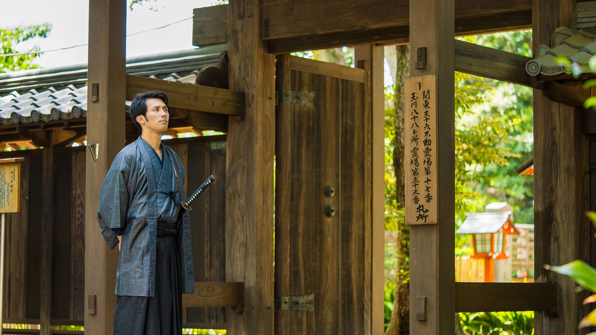 夏の等々力不動尊2