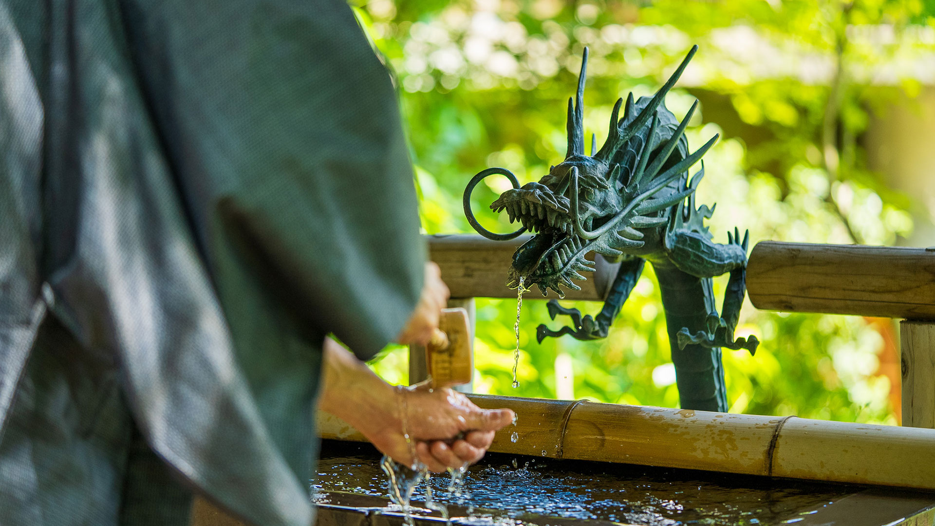 夏の等々力不動尊7