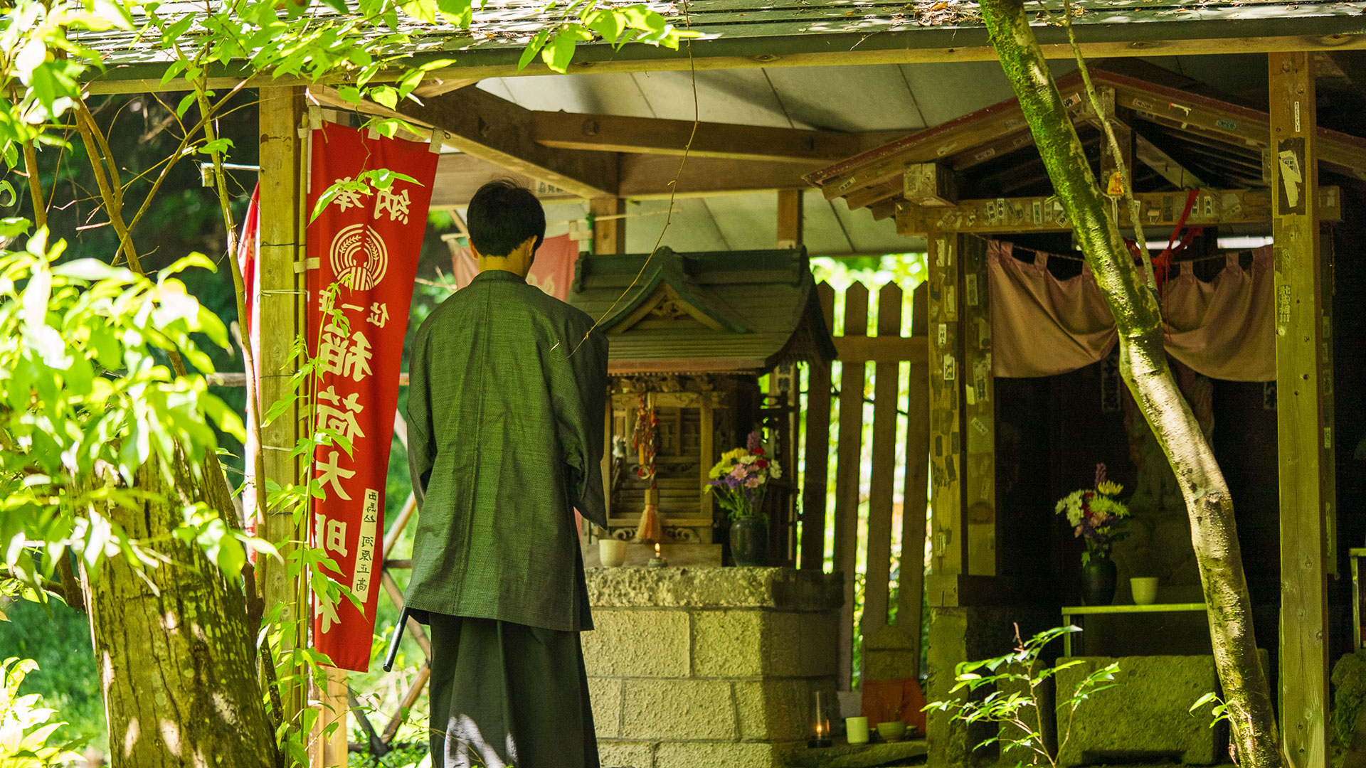 夏の等々力不動尊8