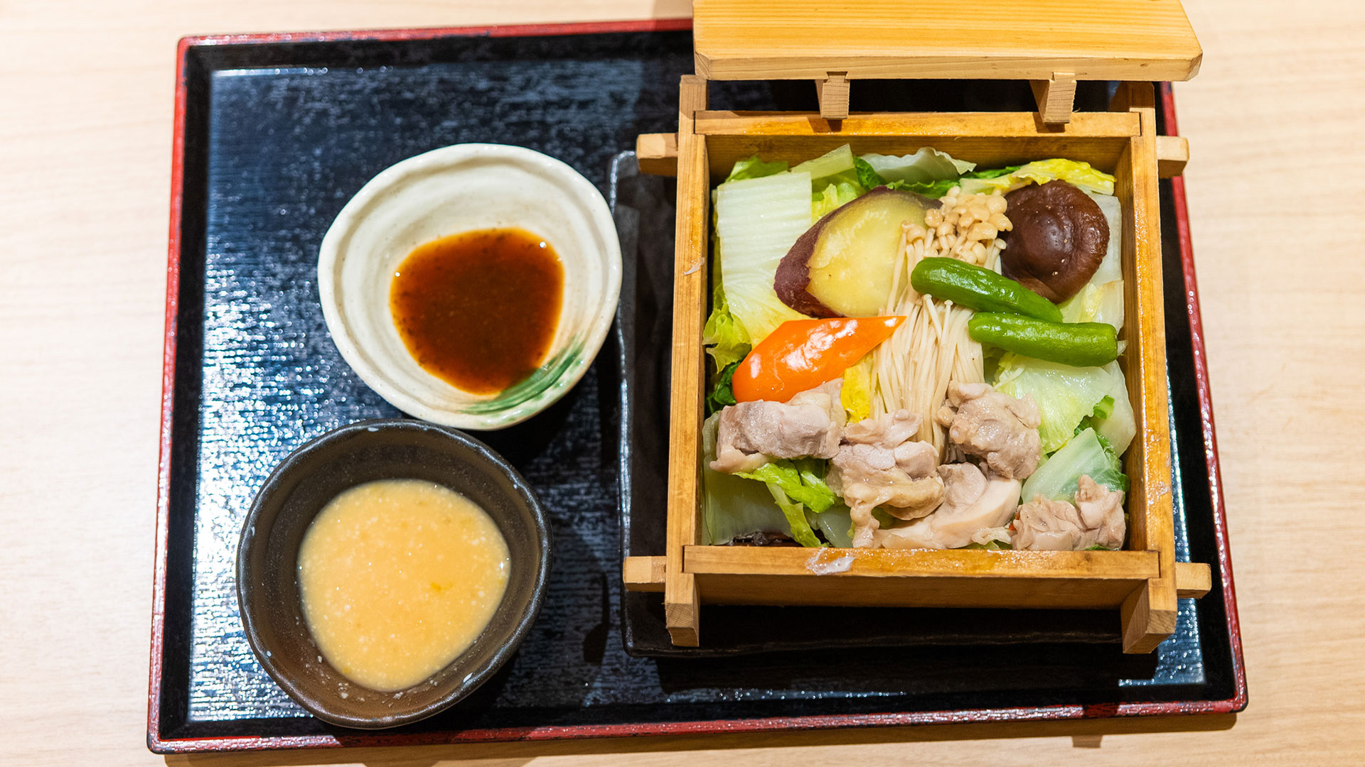 野菜のせいろ蒸し2