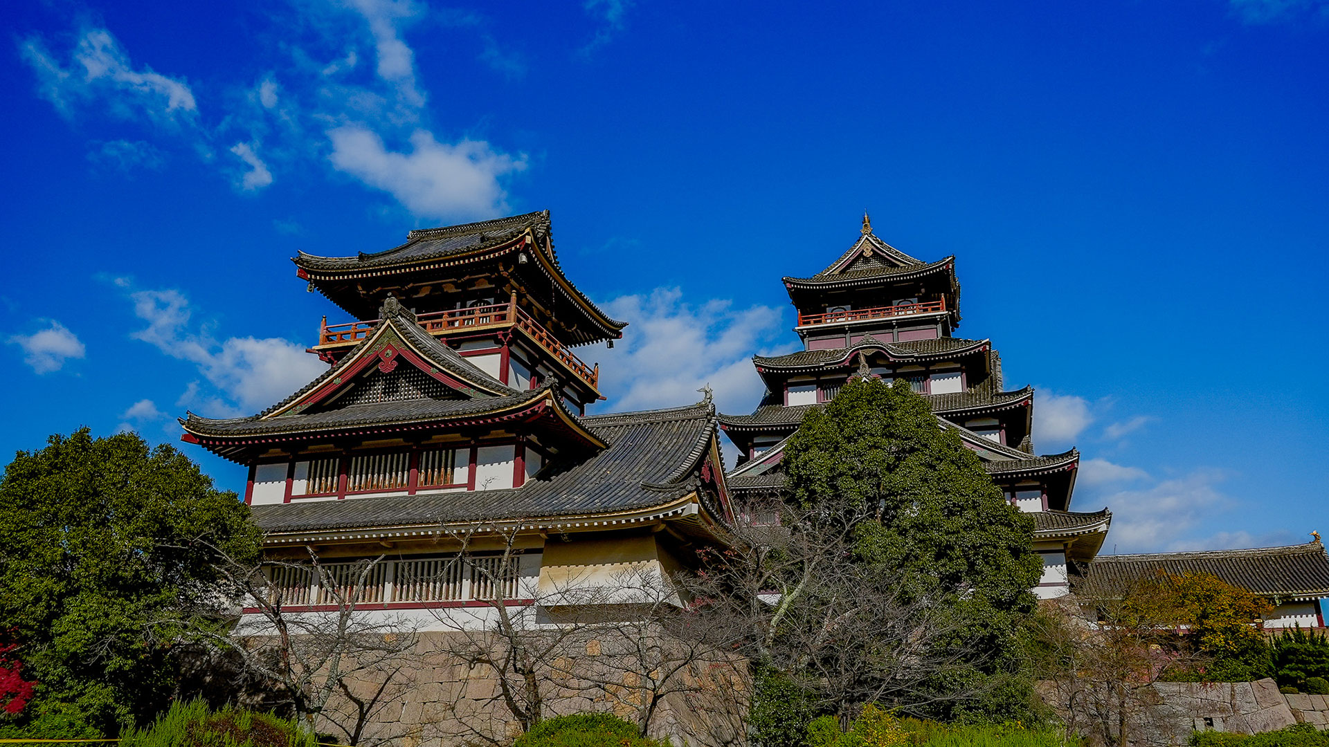 秋の伏見桃山城3