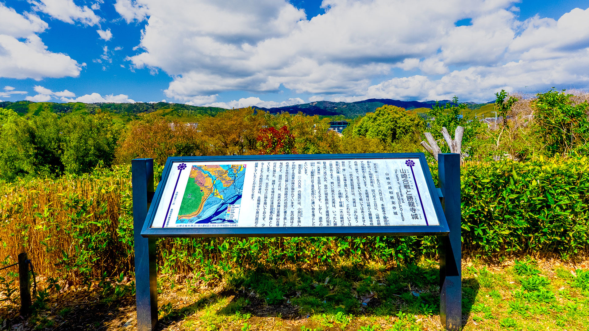 春の勝竜寺城10