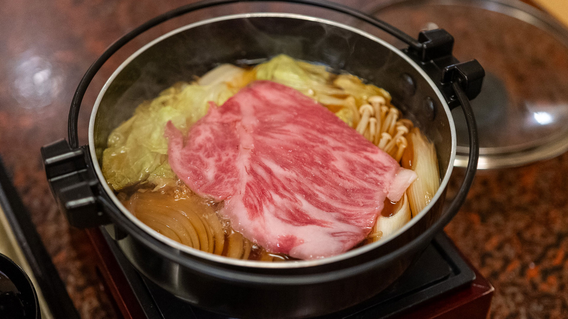 松阪牛のすき焼き
