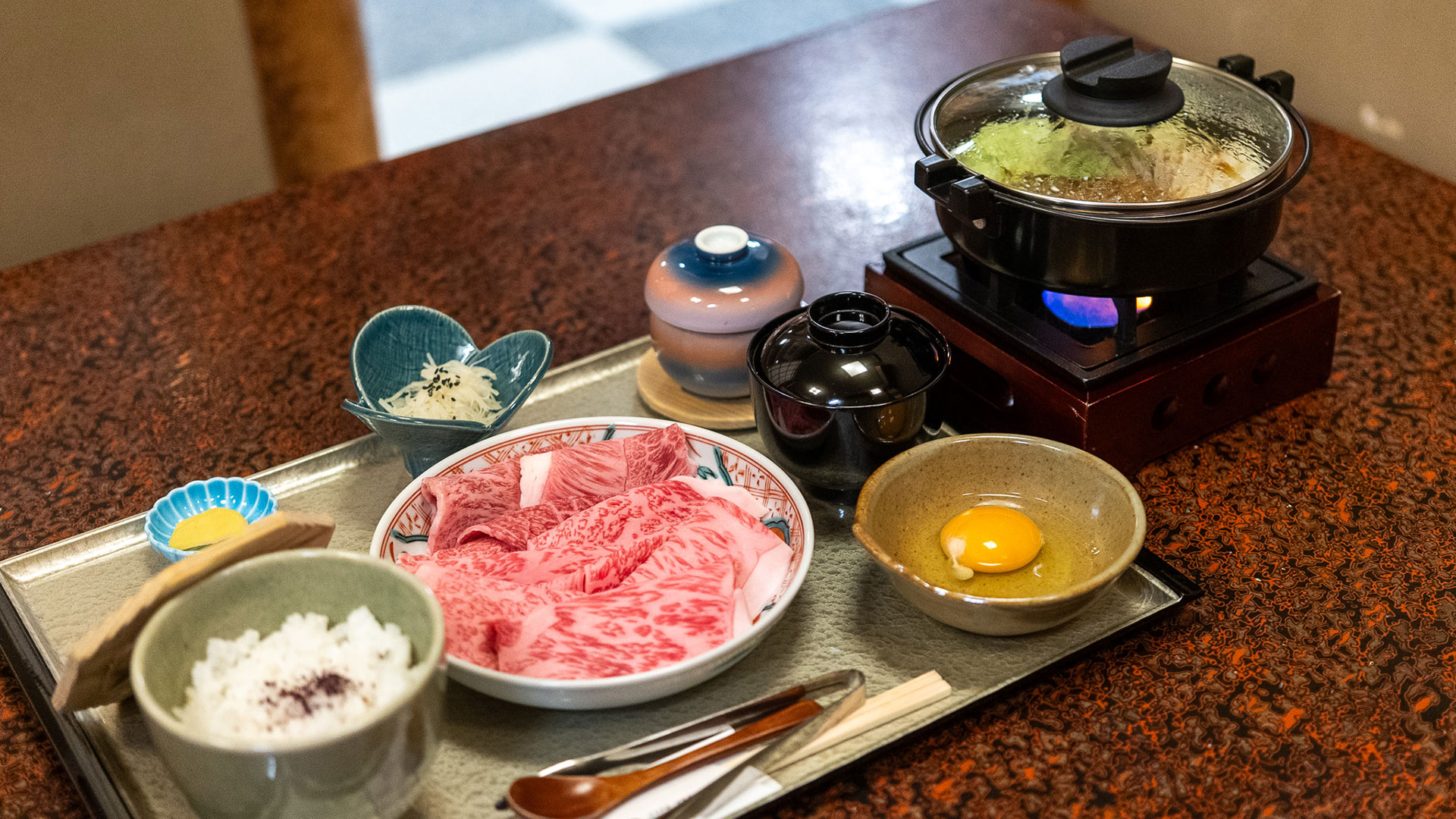 松阪牛のすき焼き2