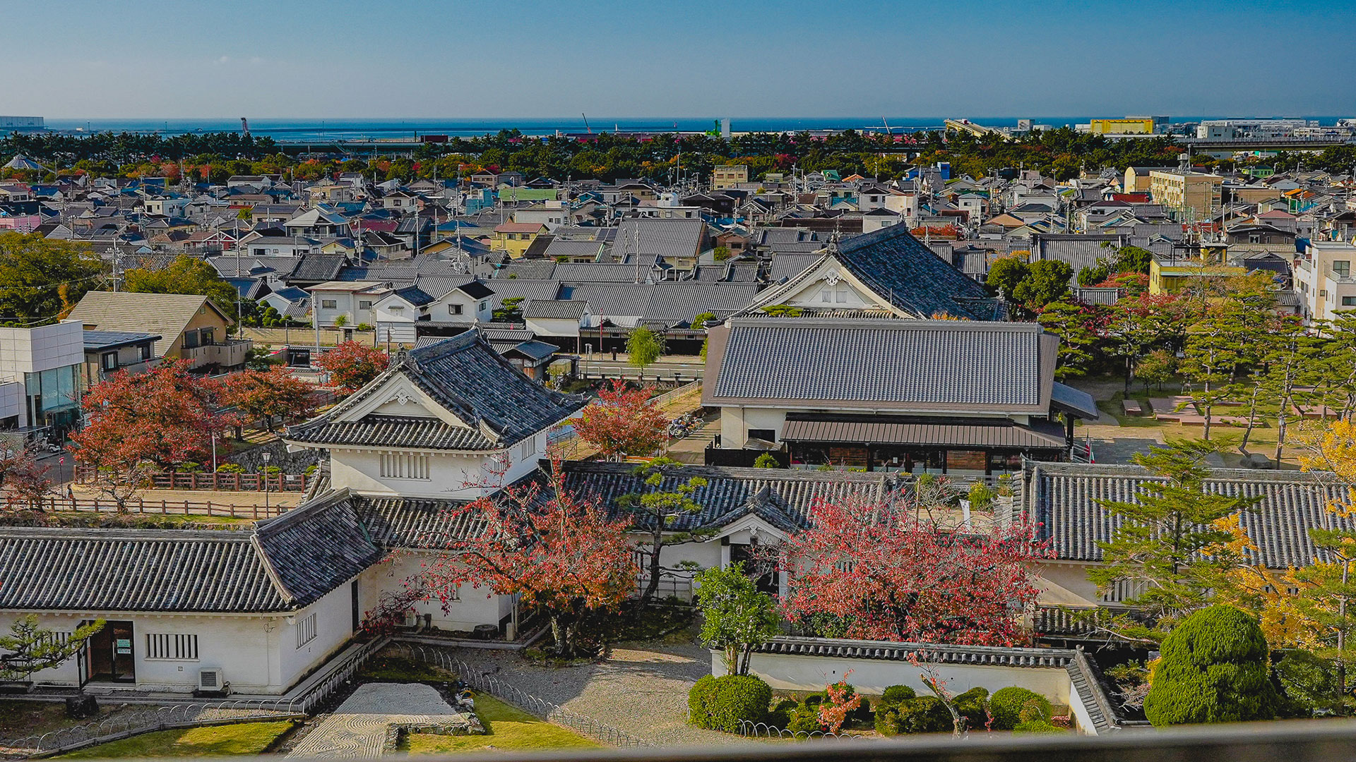 秋の岸和田城20