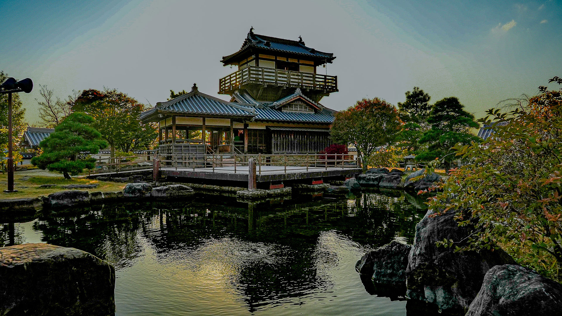 秋の摂津池田城3