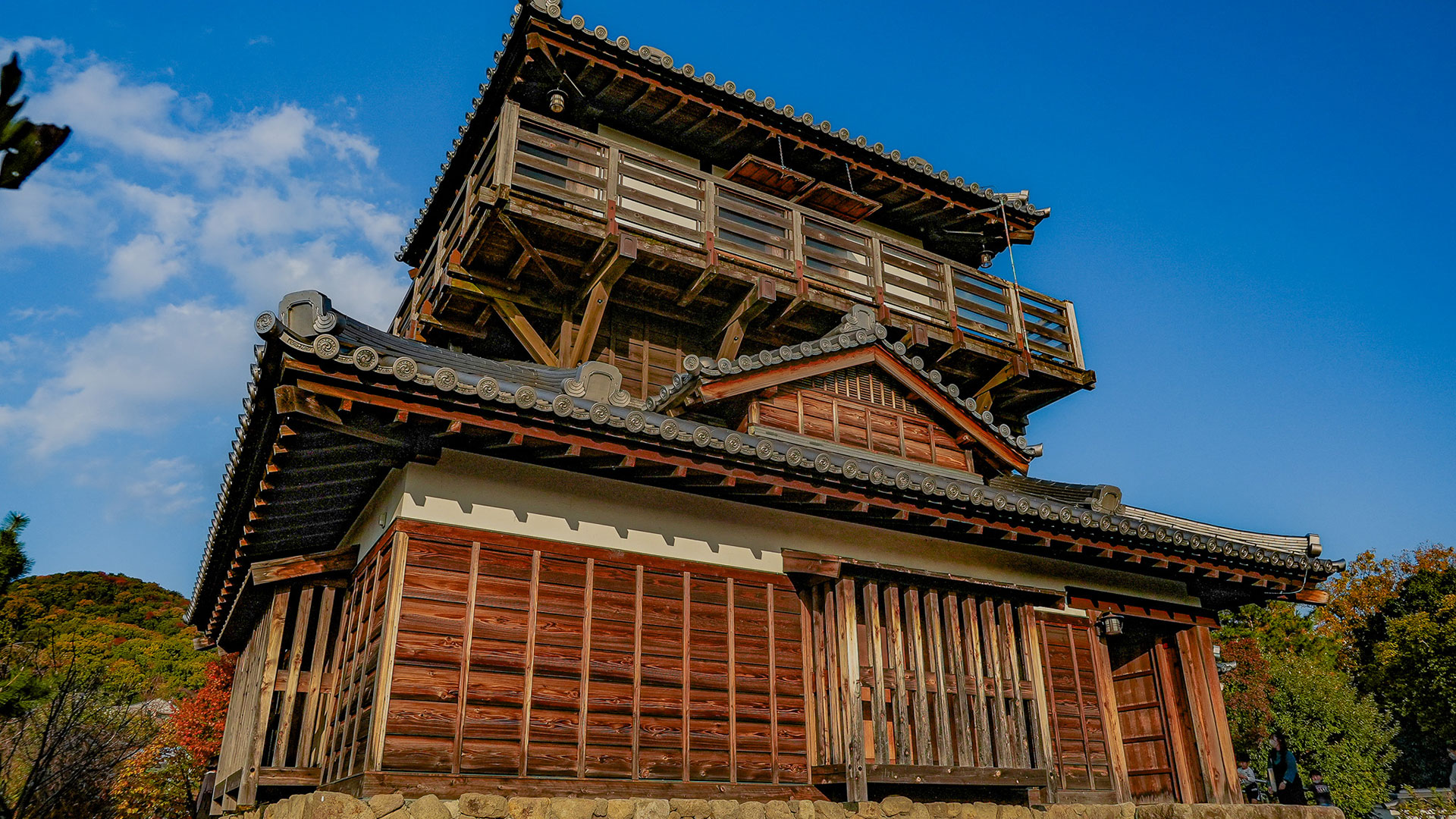 秋の摂津池田城6