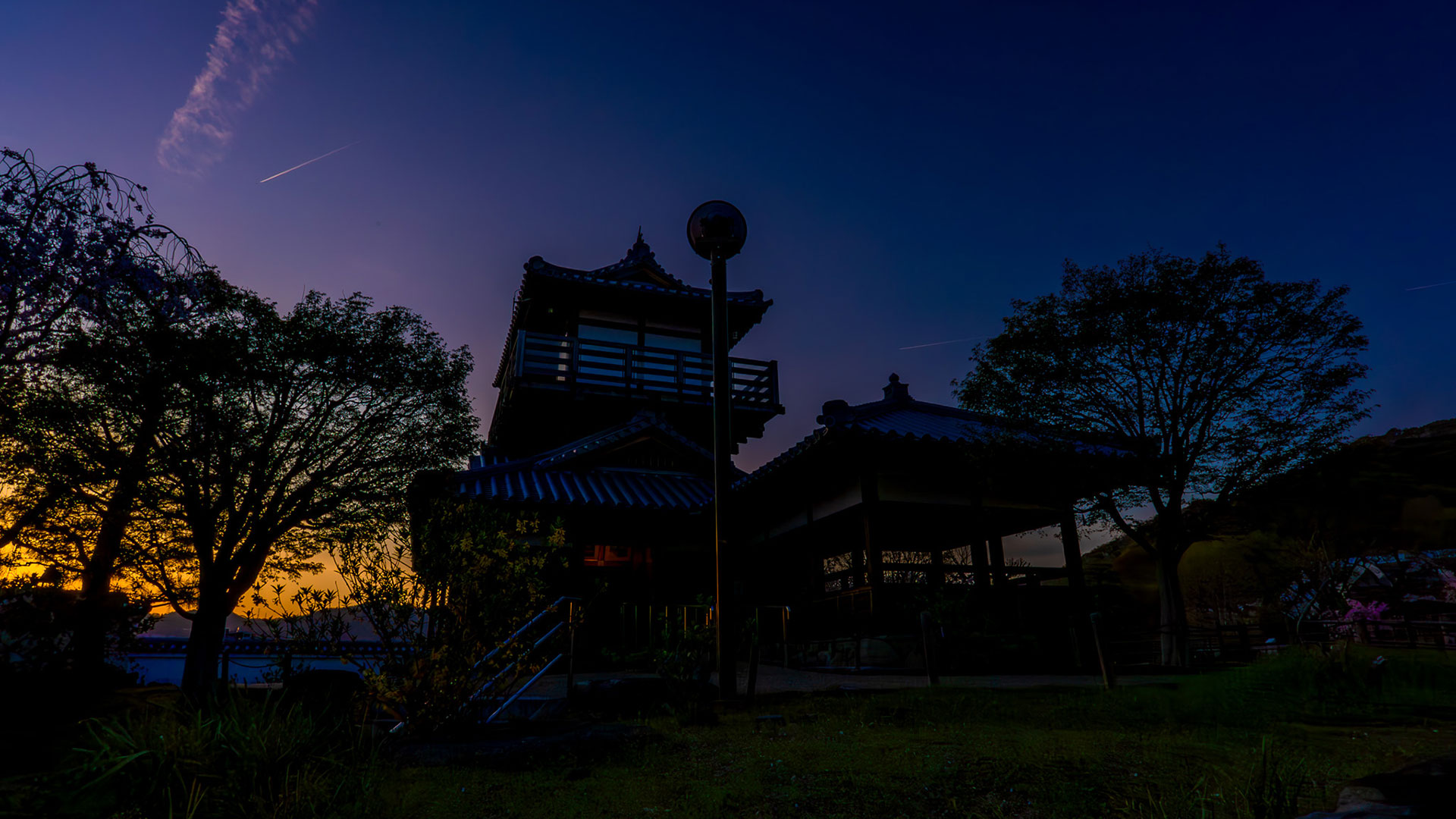 春の摂津池田城2