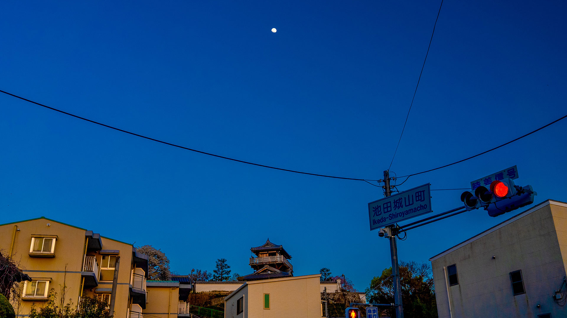 春の摂津池田城10