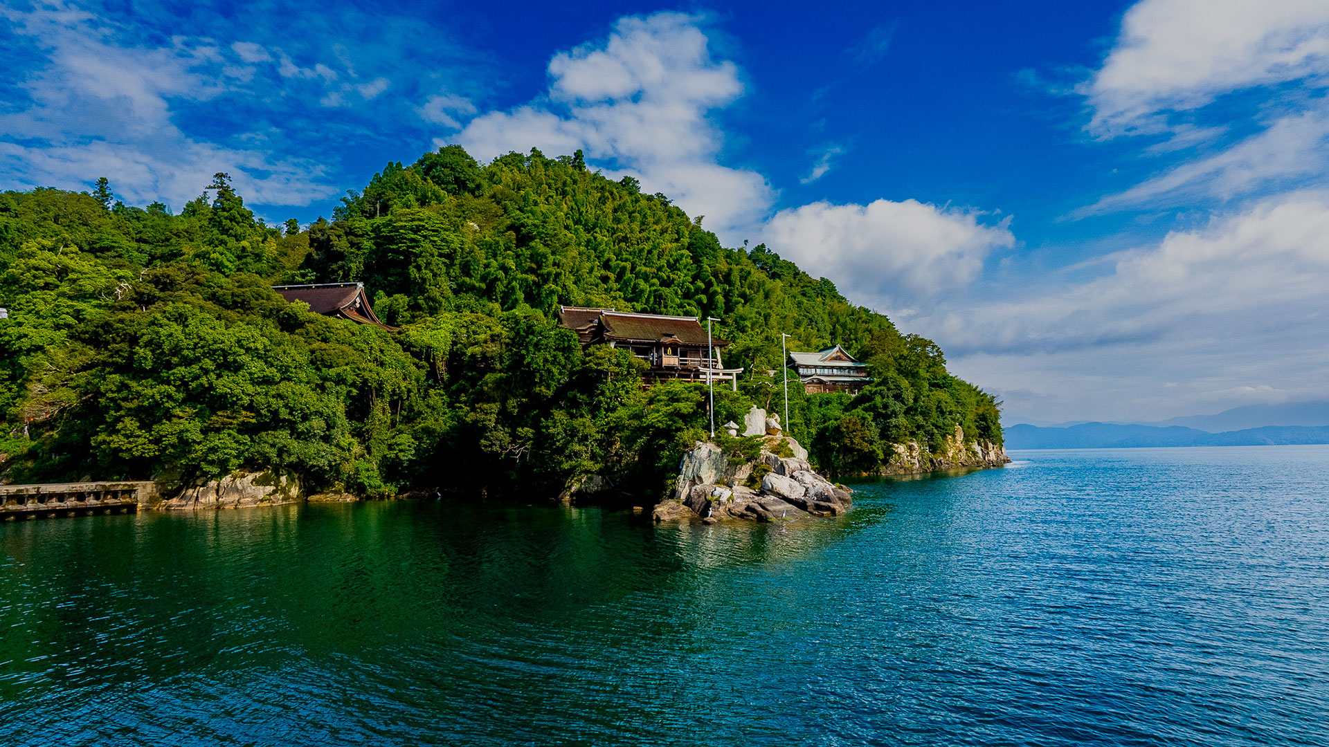 夏の竹生島・宝厳寺3