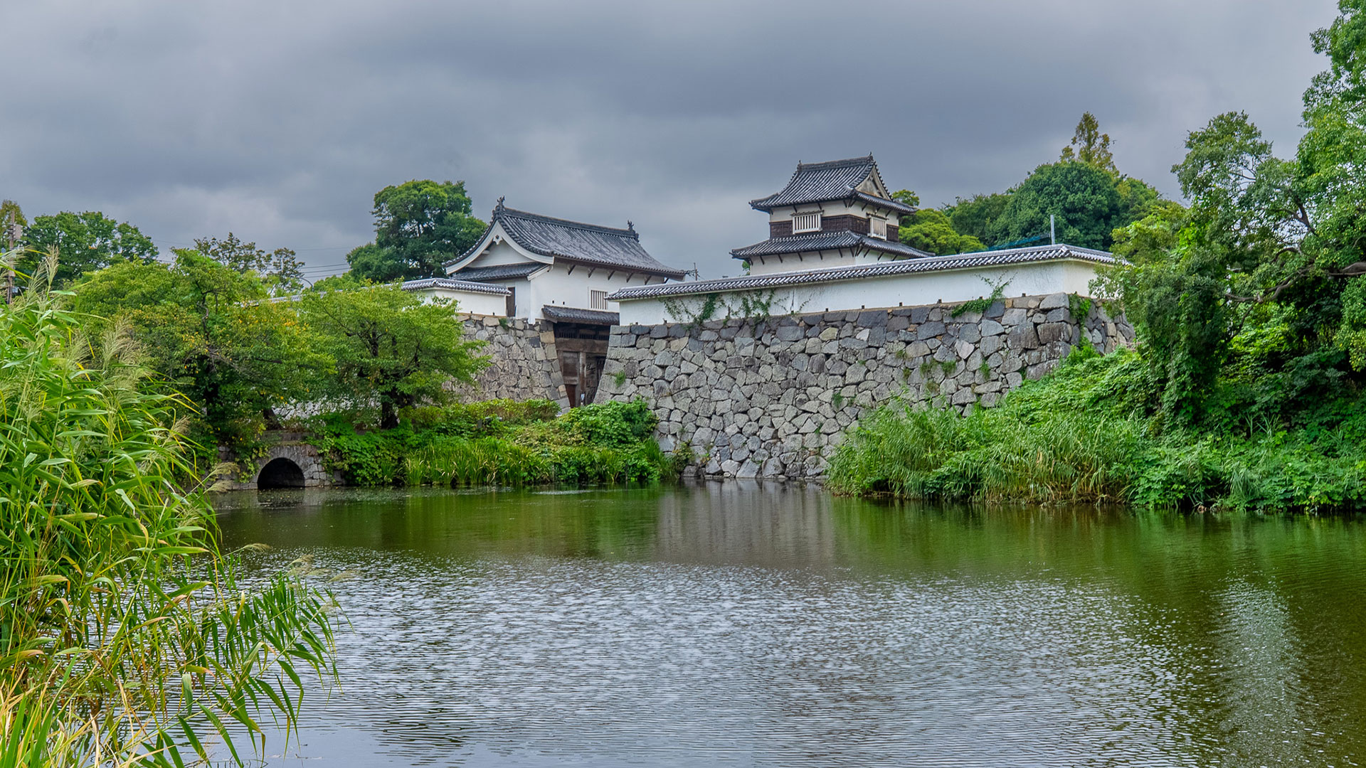 秋の福岡城10
