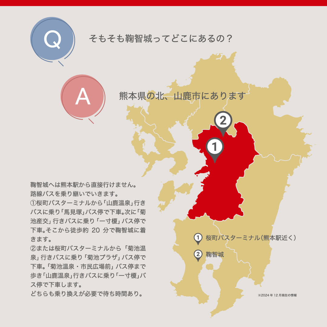 鞠智城への交通アクセス2