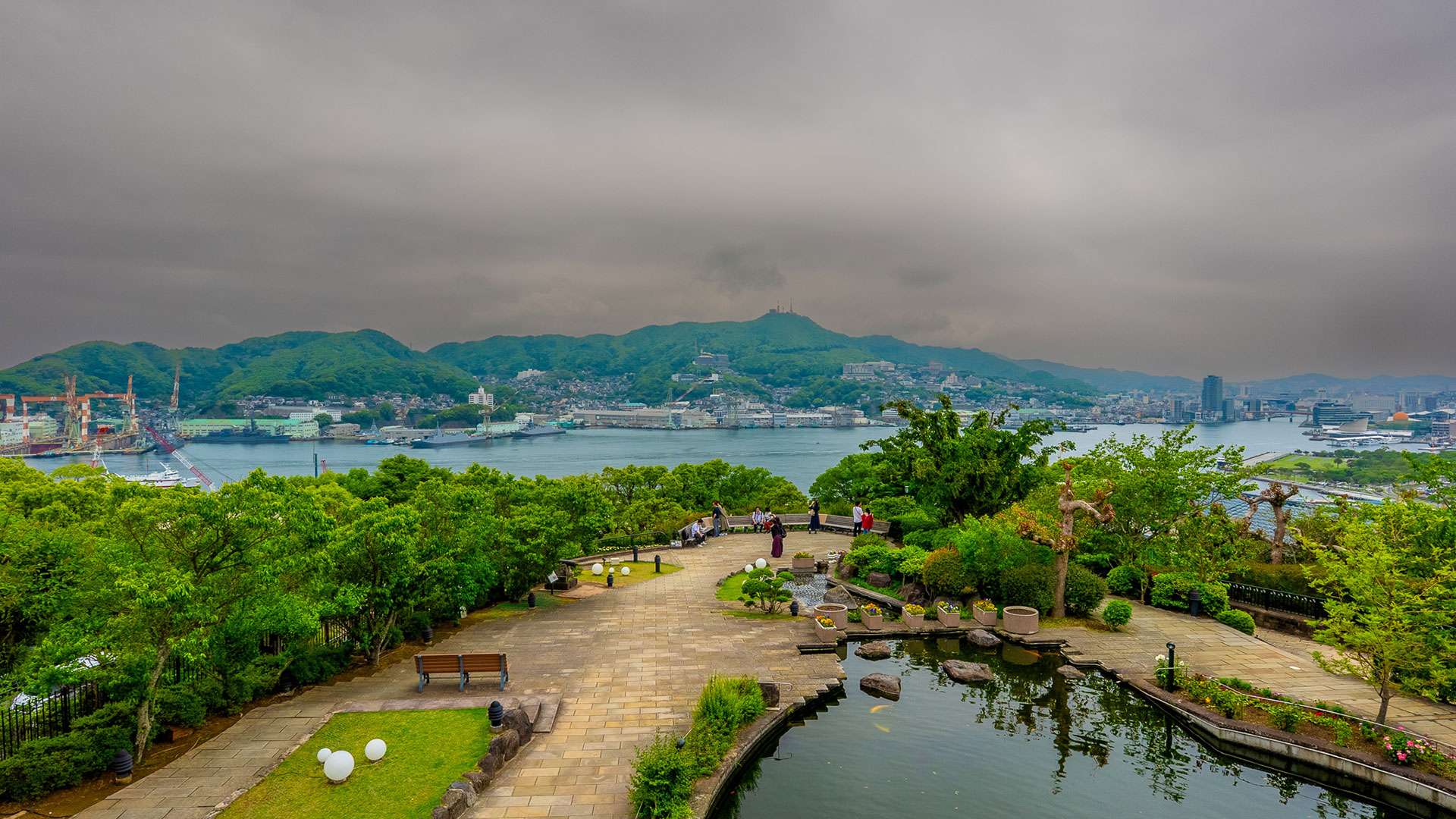 春の旧グラバー住宅5