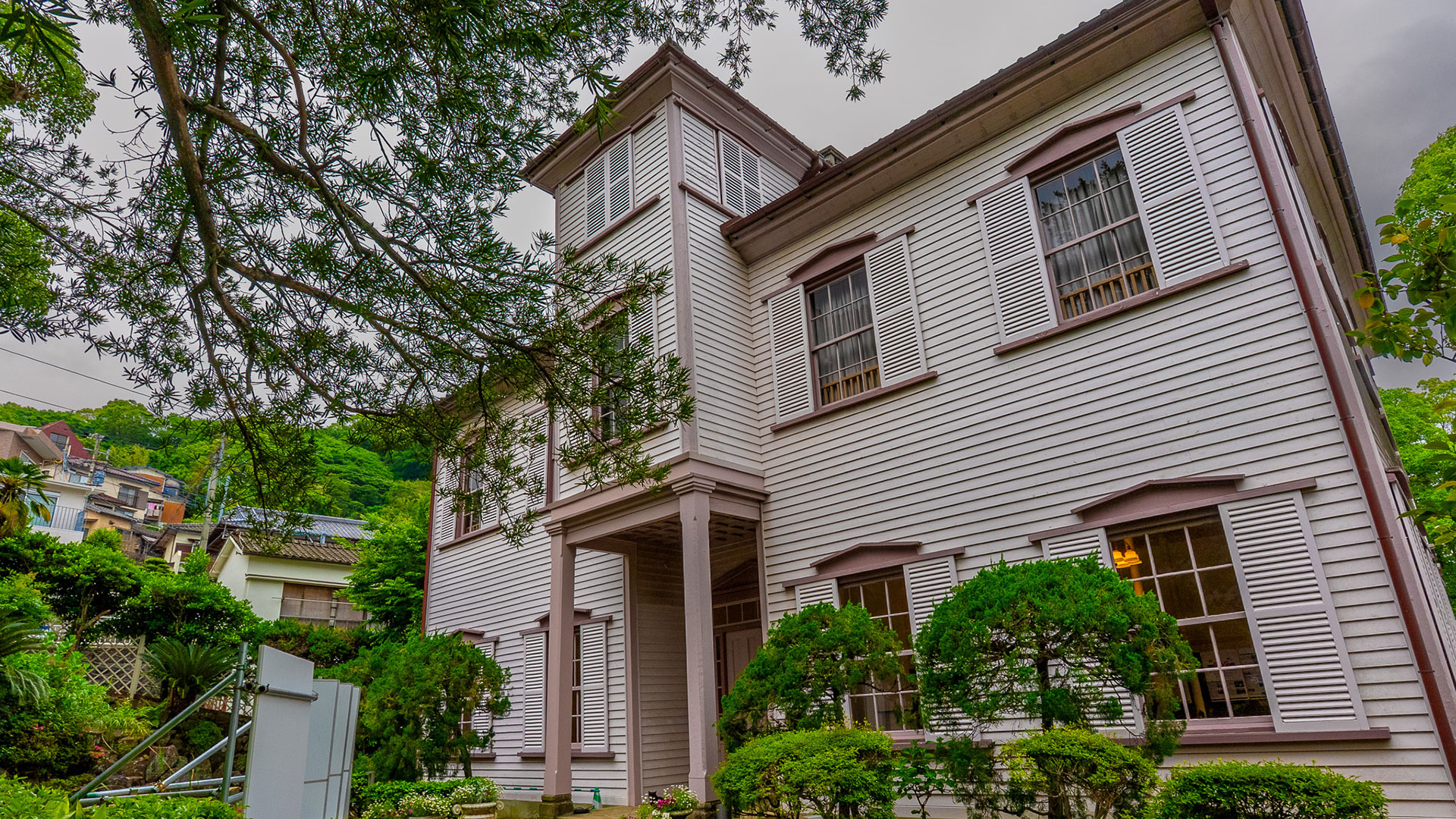 春の旧グラバー住宅8