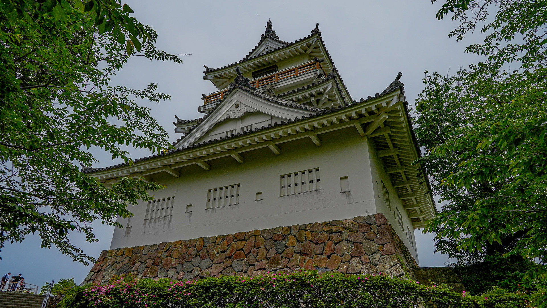 春の杵築城3