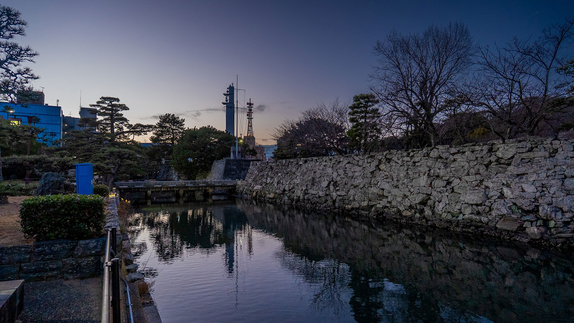 冬の徳島城2