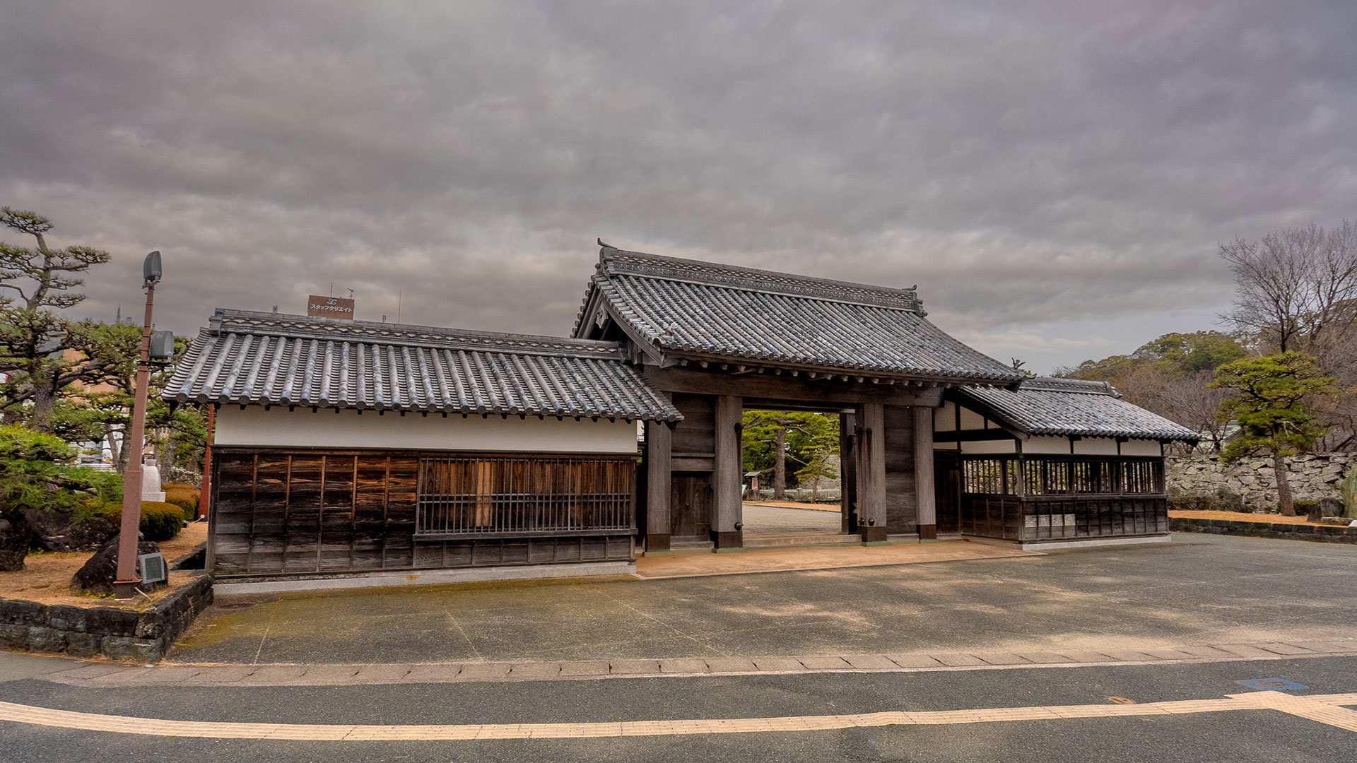 冬の徳島城4