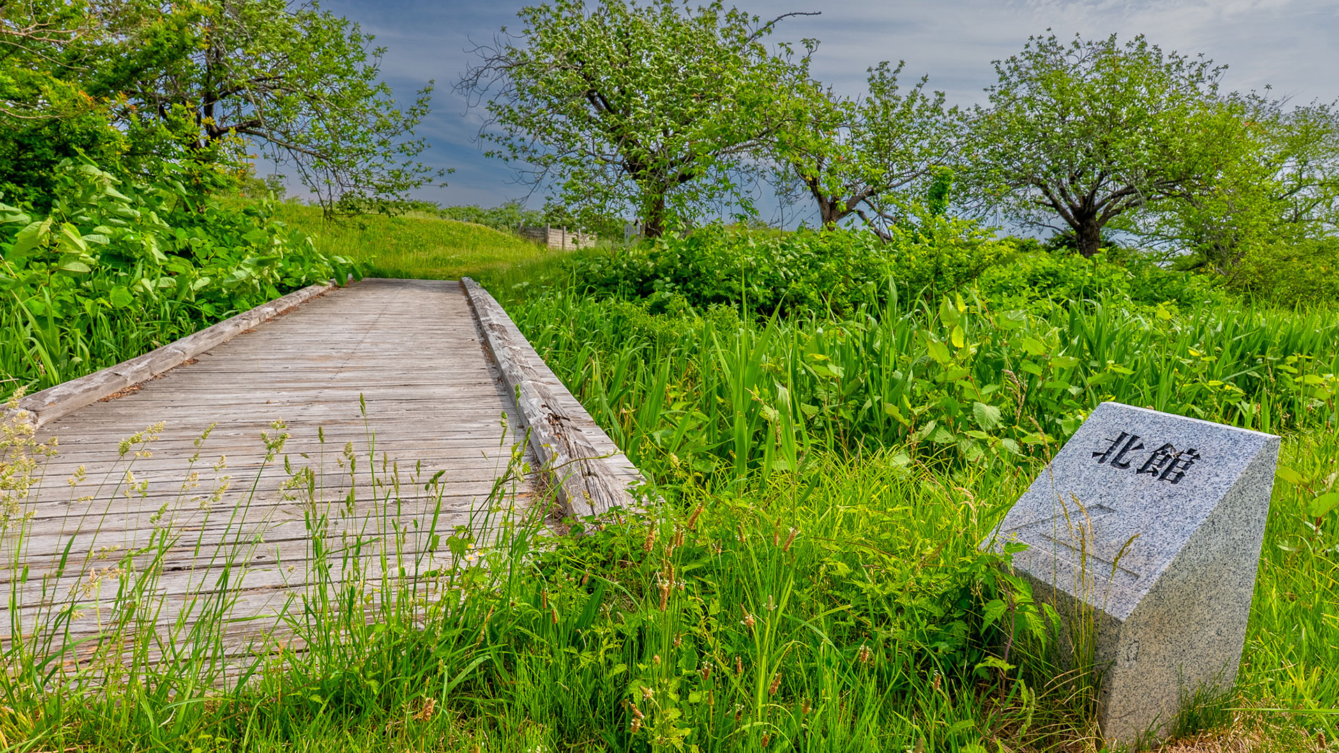 春の浪岡城6