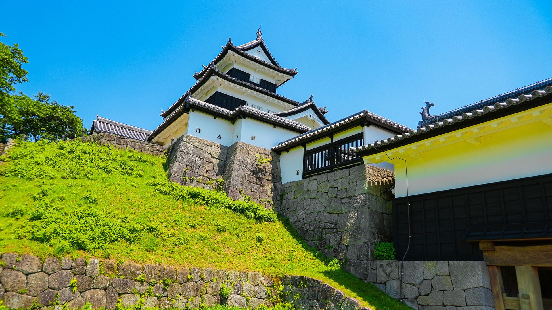 夏の白河小峰城2