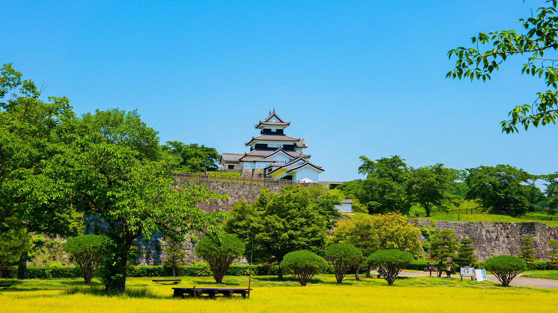 夏の白河小峰城6