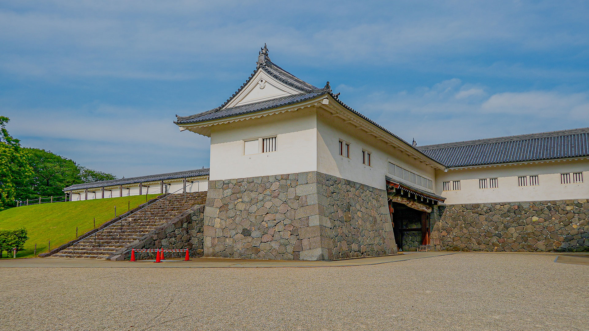 夏の山形城1