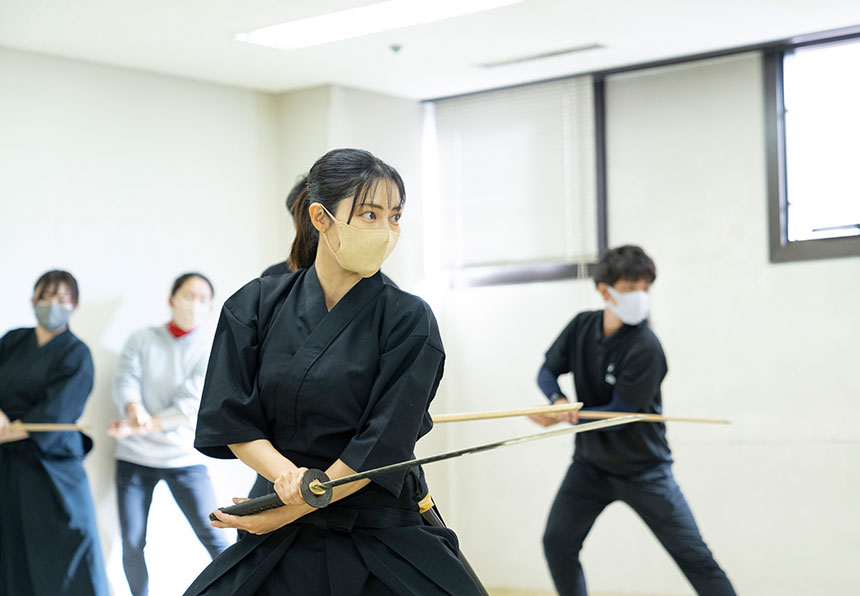 殺陣ワークショップ風景2