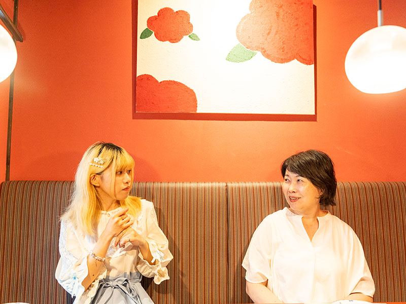 インタビュー風景